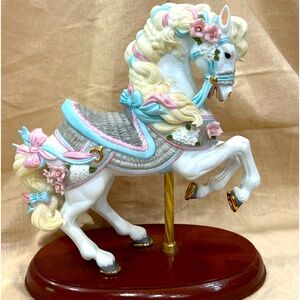 Porcelain Lenox carousel horse
